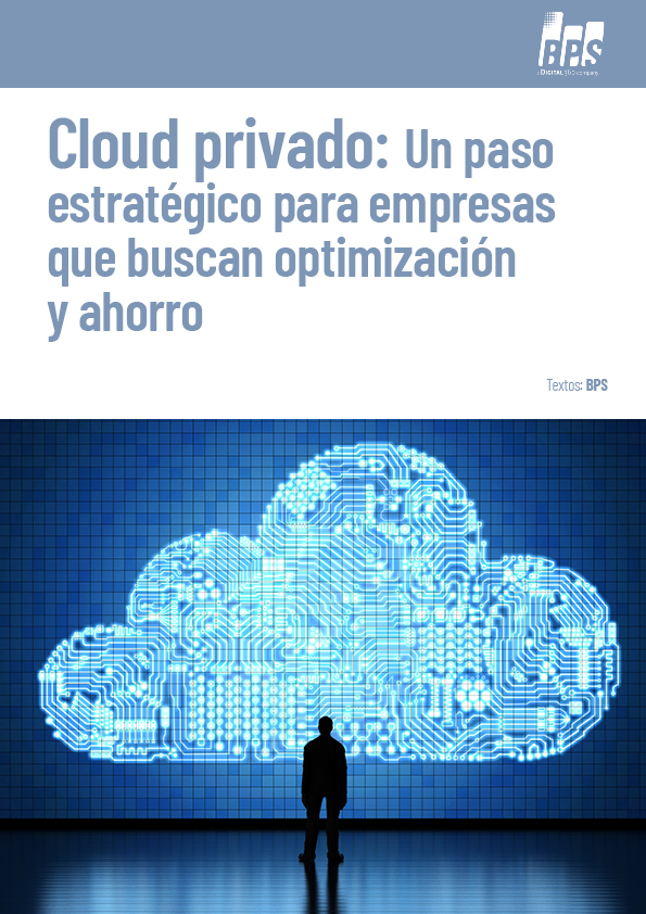 Copertina del whitepaper: Cloud privado: Un paso estratégico para empresas que buscan optimización y ahorro