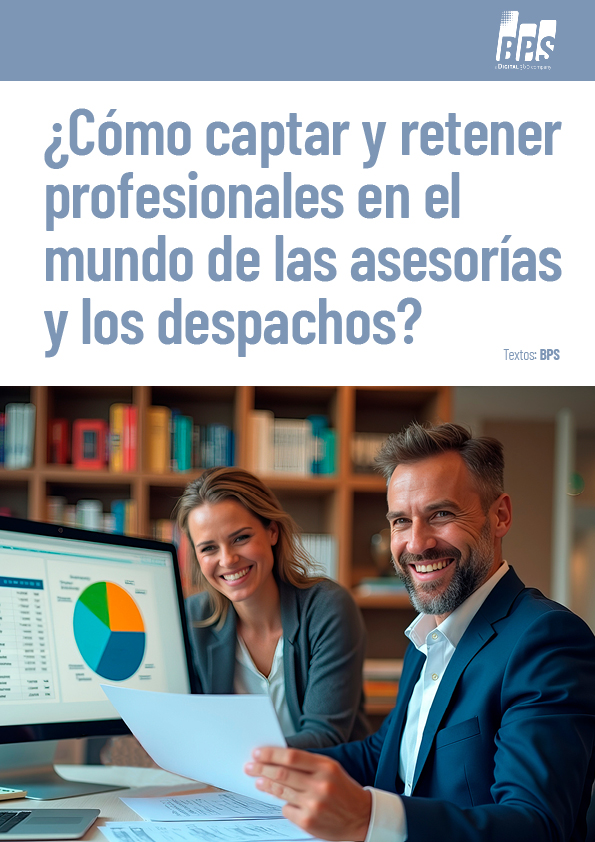 Copertina del whitepaper: Gestión del talento: ¿Cómo captar y retener profesionales en el mundo de las asesorías y los despachos?