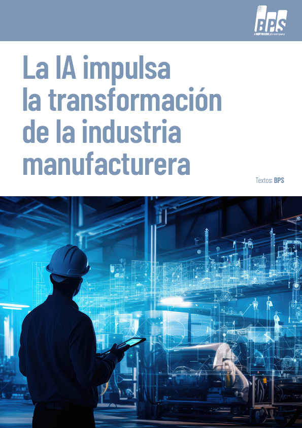 Copertina del whitepaper: La IA impulsa la transformación de la industria manufacturera