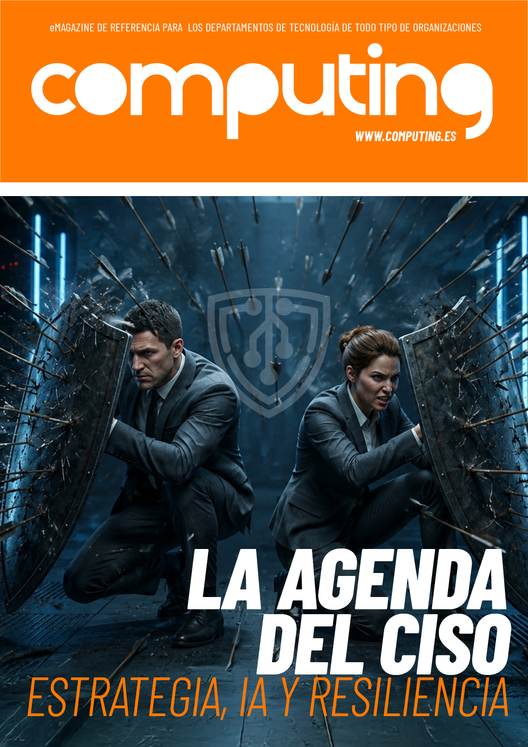 Copertina del whitepaper: La agenda del CISO: Estrategia, IA y resiliencia
