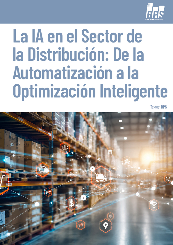 Copertina del whitepaper: La IA en el Sector de la Distribución: de la Automatización a la Optimización Inteligente.