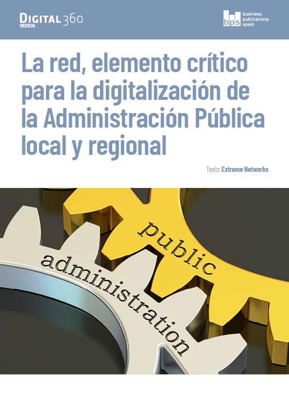 Copertina del whitepaper: La red, elemento crítico para la digitalización de la Administración Pública local y regional